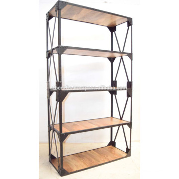 Vintage Industrial Bookshelf